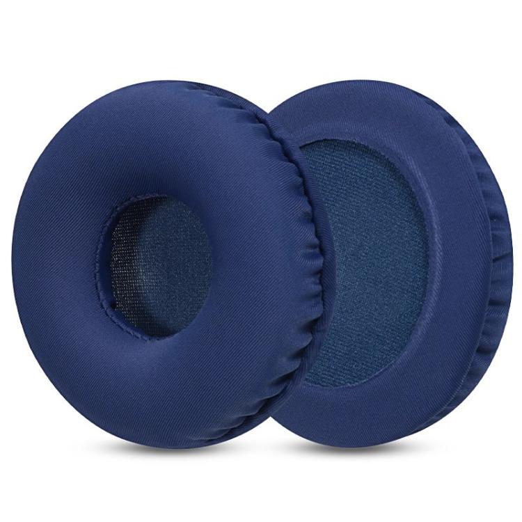2pcs Sponge Earmuffs Replacement Earpads For ATH-AR3BT / AR3iS / AR1iS, Style:Blue Ice Silk Cloth by bashfashion
