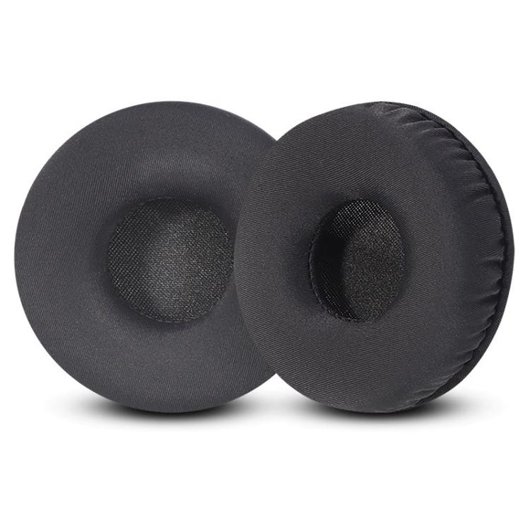 2pcs Sponge Earmuffs Replacement Earpads For ATH-AR3BT / AR3iS / AR1iS, Style:Black Ice Silk Cloth by bashfashion