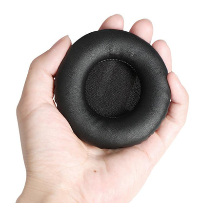 2pcs Sponge Earmuffs Replacement Earpads For ATH-AR3BT / AR3iS / AR1iS, Style:Black Ice Silk Cloth by bashfashion