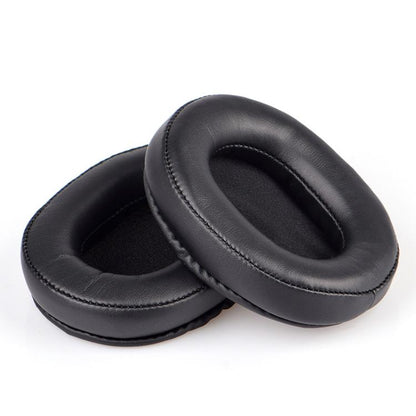 2pcs Sponge Earmuffs Replacement Earpads For ATH-MSR7, Style:Black Protein Leather by bashfashion