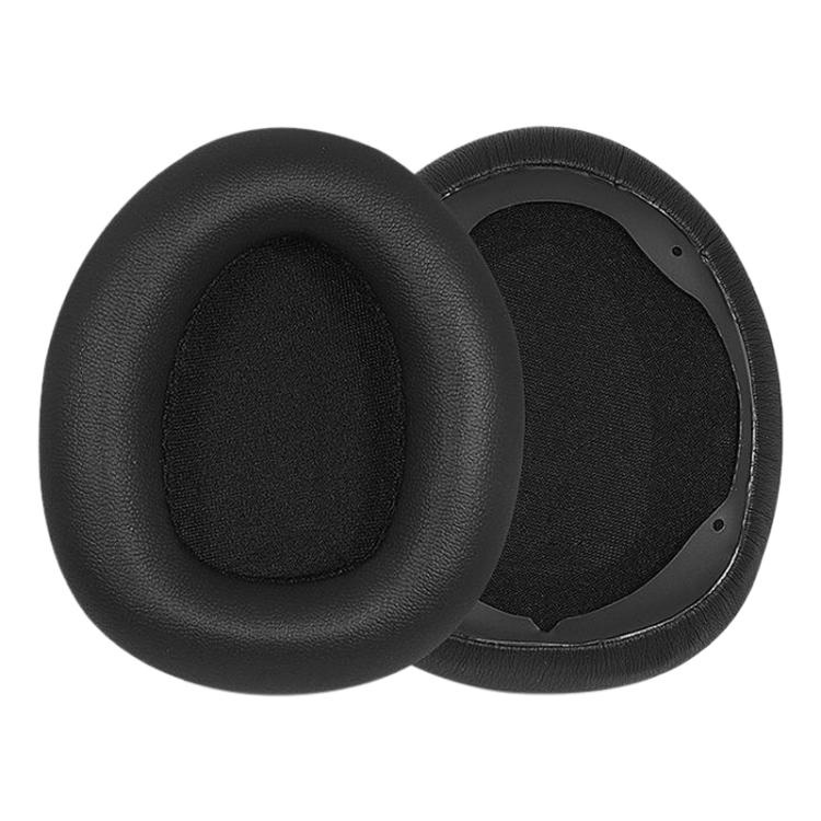 For Dareu EH739 / EH755 2pcs Protein Leather Snap-on Type Earphone Covers(Black) by bashfashion