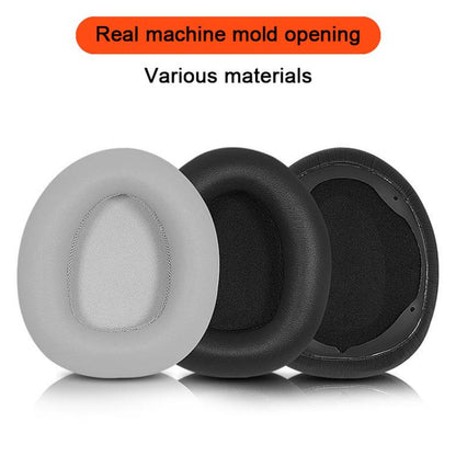 For Dareu EH739 / EH755 2pcs Protein Leather Snap-on Type Earphone Covers(Gray) by bashfashion
