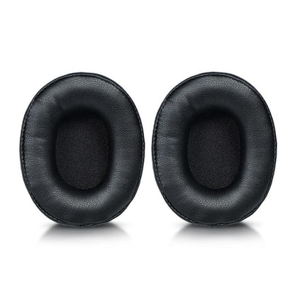 2pcs Sponge Earmuffs Replacement Earpads For ATH-SR5 / SR5BT, Style:Black Protein Leather by bashfashion