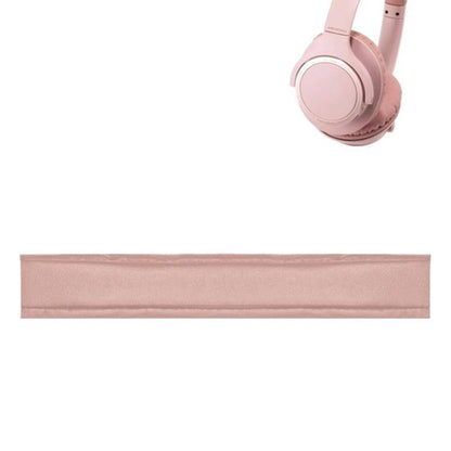 Sponge Earmuffs Replacement Earpads For Audio-Technica ATH-SR30BT, Style:Pink Leather Headband by bashfashion