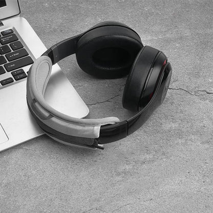 2pcs Sponge Earmuffs Replacement Earpads For Audio-Technica ATH-SR30BT, Style:Pink Protein Leather by bashfashion