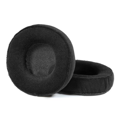 2pcs Sponge Earmuffs Replacement Earpads For ATH-A900X, Style:Black Flannel by bashfashion