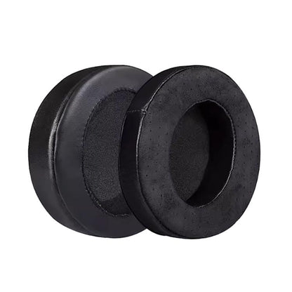 2pcs Sponge Earmuffs Replacement Earpads For ATH-A900X, Style:Black Lambskin+Microfiber by bashfashion