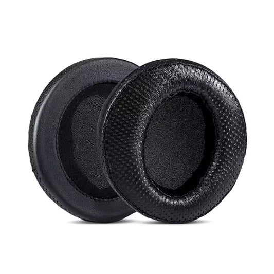 2pcs Sponge Earmuffs Replacement Earpads For ATH-A900X, Style:Black Punched Lambskin by bashfashion