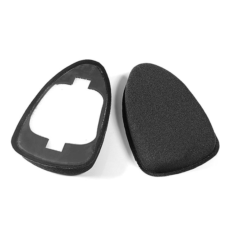 2pcs Sponge Earmuffs Replacement Earpads For ATH-A900X, Style:Black Mesh-Solid Headband by bashfashion