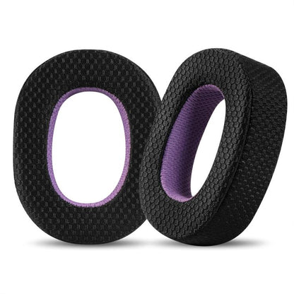 2pcs Mesh Cloth Replacement Earpads For B&W Px7 S2 / Px8(Black Purple) by bashfashion