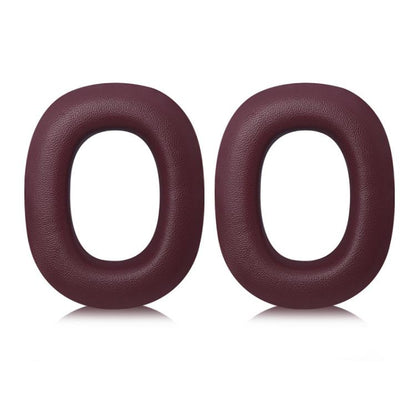 2pcs Sponge Earmuffs Replacement Earpads For B&W Px7 S2 / Px8, Model:Red Lambskin by bashfashion