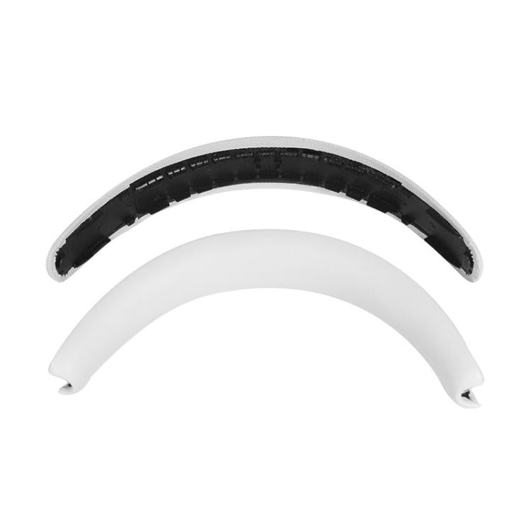 Mesh Cloth Replacement Headband Cover For B&W Px7 S2, Model:Upper + Lower Covers(White) by bashfashion