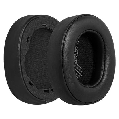 1 Pair Lambskin Earphone Replacement Earpads For JBL Live 650 BTNC / E65BTNC / Duet NC / Live 660 BTNC(Black) by bashfashion