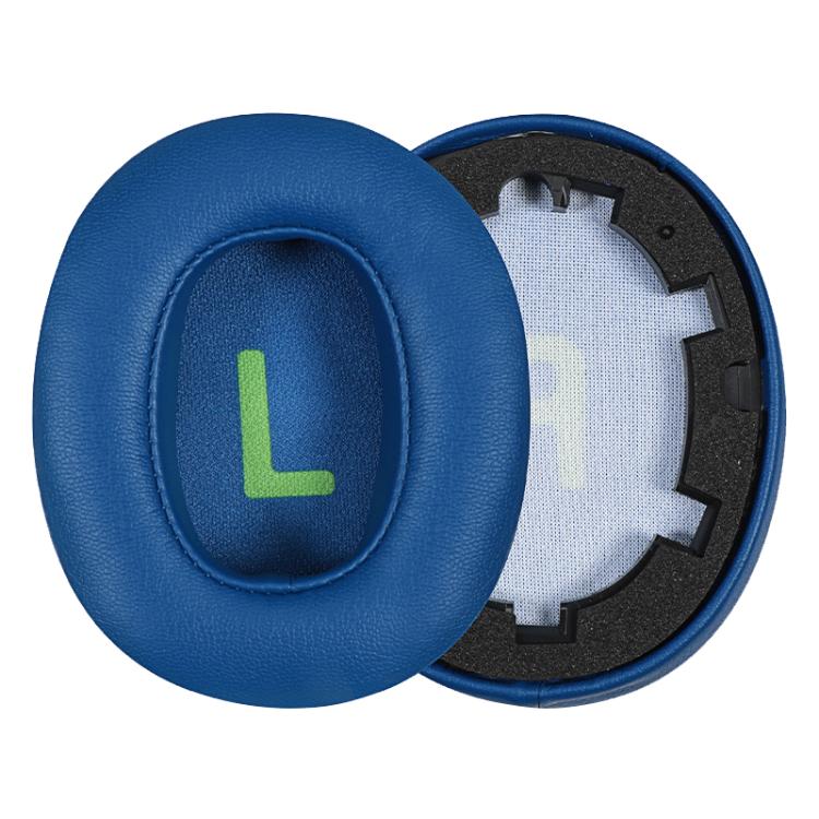 1 Pair Protein Leather Earphone Replacement Earpads For JBL JR 460NC(Blue) by bashfashion