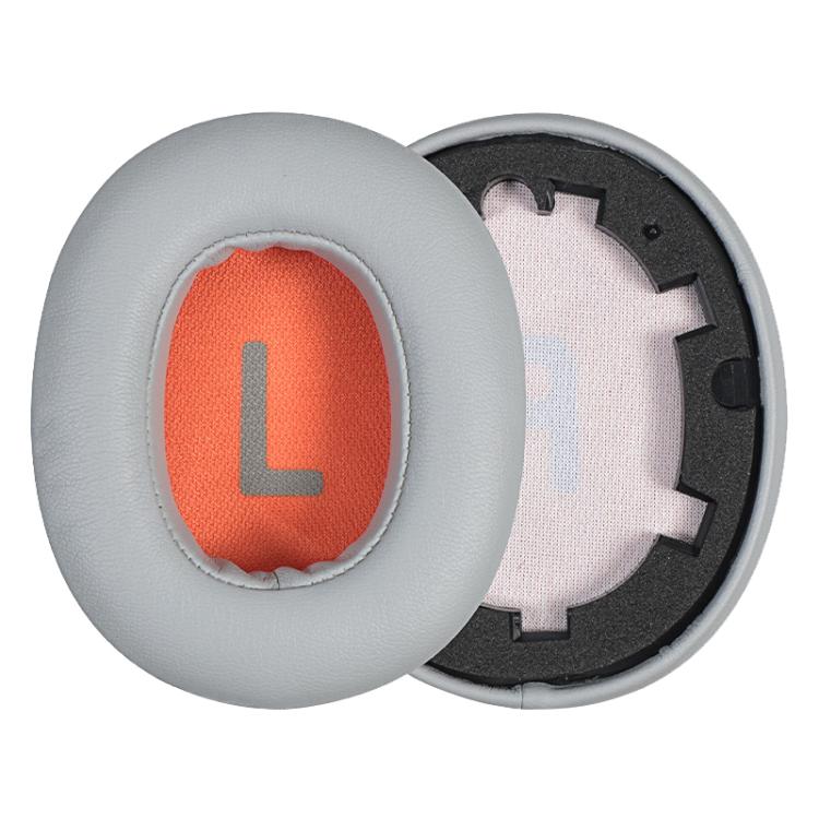 1 Pair Protein Leather Earphone Replacement Earpads For JBL JR 460NC(Light Grey) by bashfashion