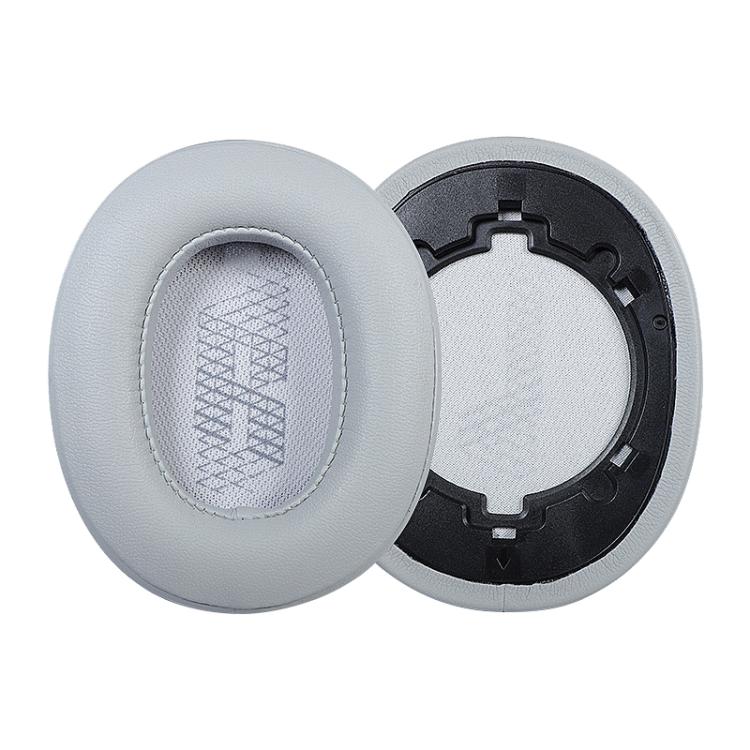 1 Pair Protein Leather Earphone Replacement Earpads For JBL Live 500BT(Grey) by bashfashion