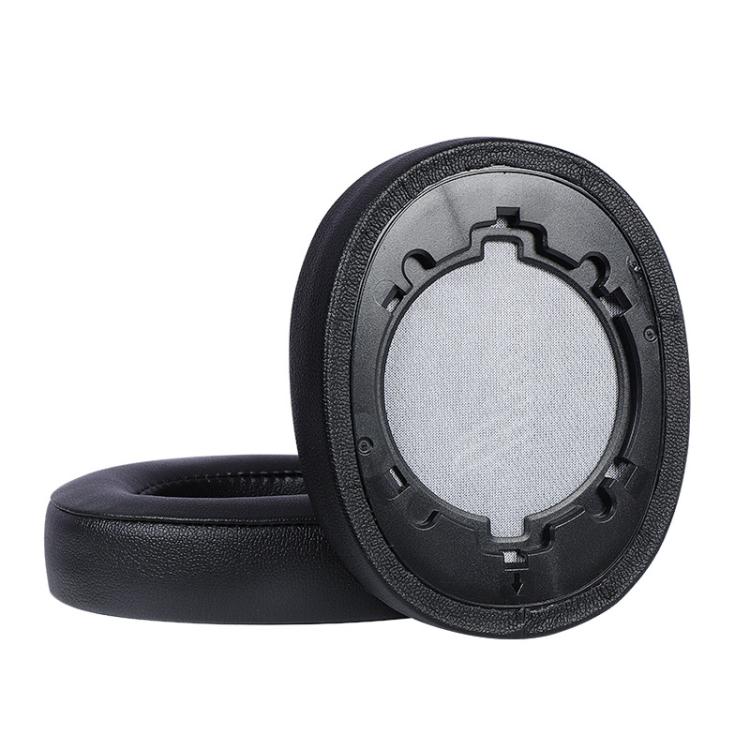 1 Pair Protein Leather Earphone Replacement Earpads For JBL Live 500BT(Black) by bashfashion