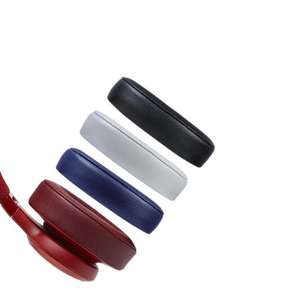 1 Pair Protein Leather Earphone Replacement Earpads For JBL Live 500BT(Grey) by bashfashion