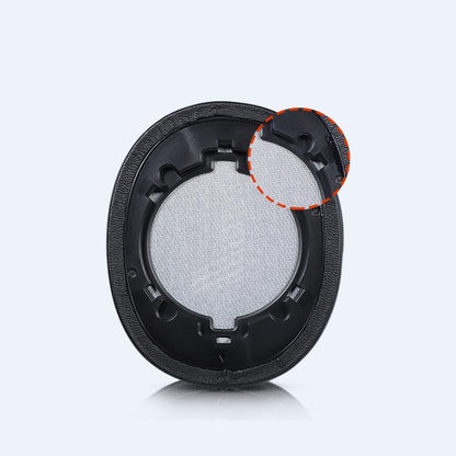 1 Pair Protein Leather Earphone Replacement Earpads For JBL Live 500BT(Black) by bashfashion