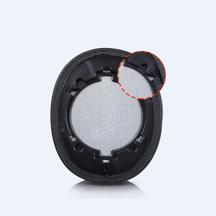 1 Pair Protein Leather Earphone Replacement Earpads For JBL Live 500BT(Grey) by bashfashion