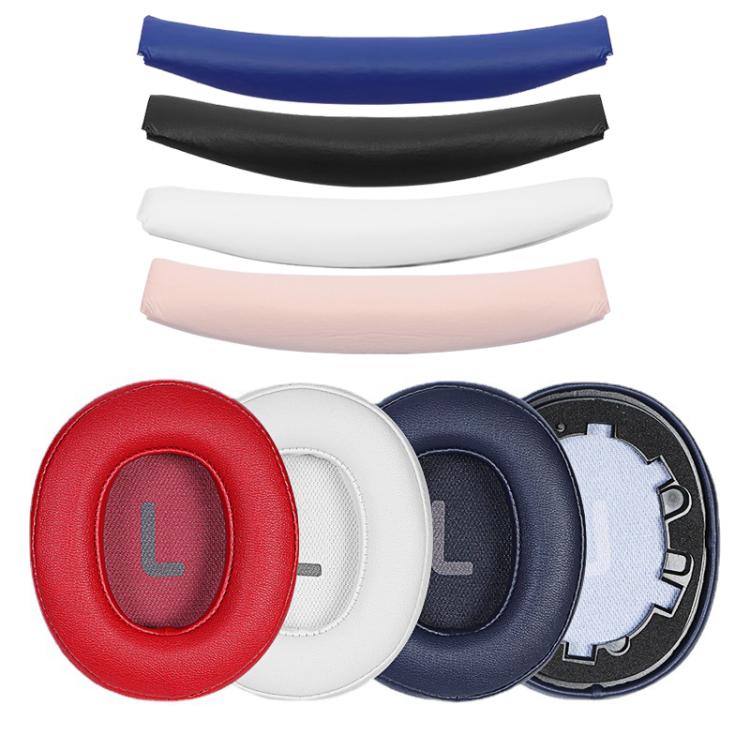 Headphone Protein Leather Headband Protective Cover For JBL T700BT / T710BT / T700 / T750 / 760NCBTNC(White) by bashfashion
