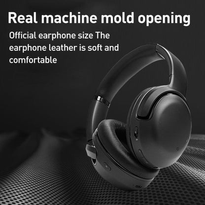 1 Pair Protein Leather Earphone Replacement Earpads For JBL Tour One M2(Black) by bashfashion