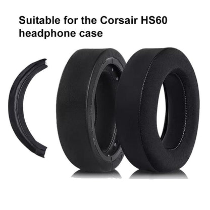 Headphone Head Beam Protective Cover For Corsair HS75 XB / HS70 Pro / HS60 Pro / HS50(Black White) by bashfashion