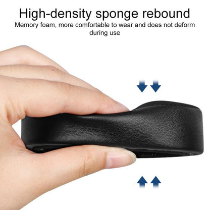 1 Pair Protein Leather and Ice Silk Cloth Replacement Earpads For Corsair HS80 Max / HS80 USB Wired / HS81 RGB(Black) by bashfashion