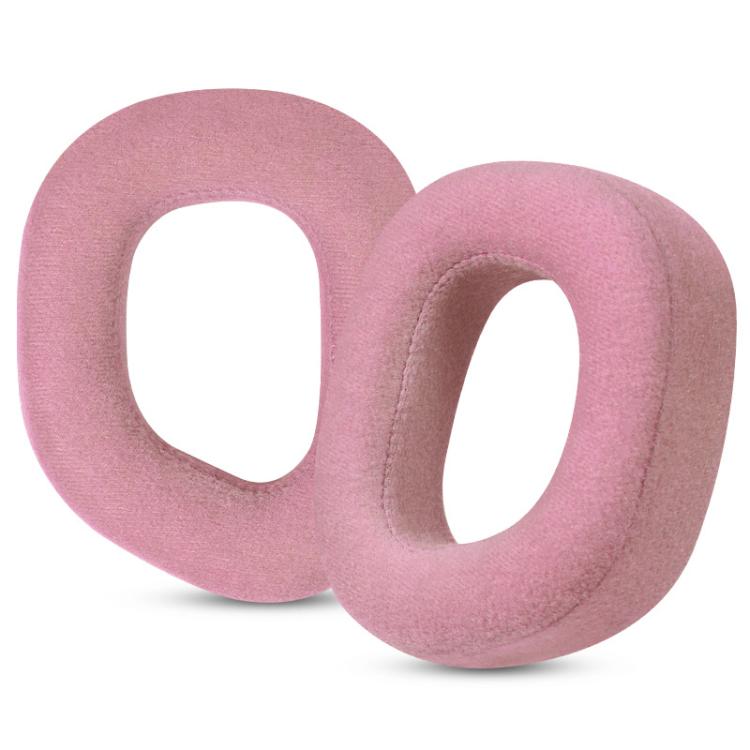 1 Pair Velvet Replacement Earpads For Corsair HS80 Max / HS80 USB Wired / HS81 RGB(Pink) by bashfashion