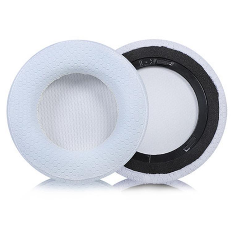 1 Pair Mesh Replacement Earpads For Corsair Virtuoso RGB WIRELESS XT(White) by bashfashion