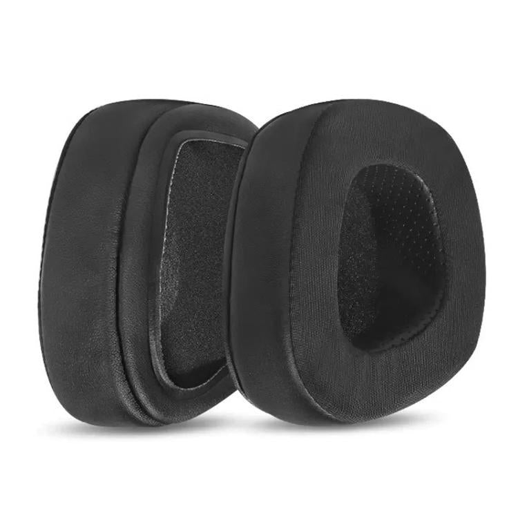 1 Pair Protein Leather and Ice Silk Cloth Cotton Replacement Earpads For Corsair VOID PRO RGB SE(Black) by bashfashion