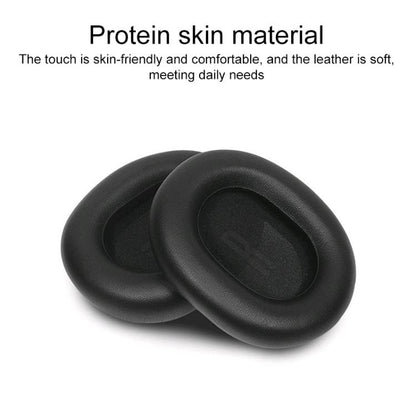 1 Pair Protein Leather Replacement Earpads For Baseus H1i(Apricot) by bashfashion