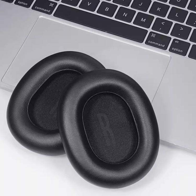 1 Pair Protein Leather Replacement Earpads For Baseus H1i(Apricot) by bashfashion