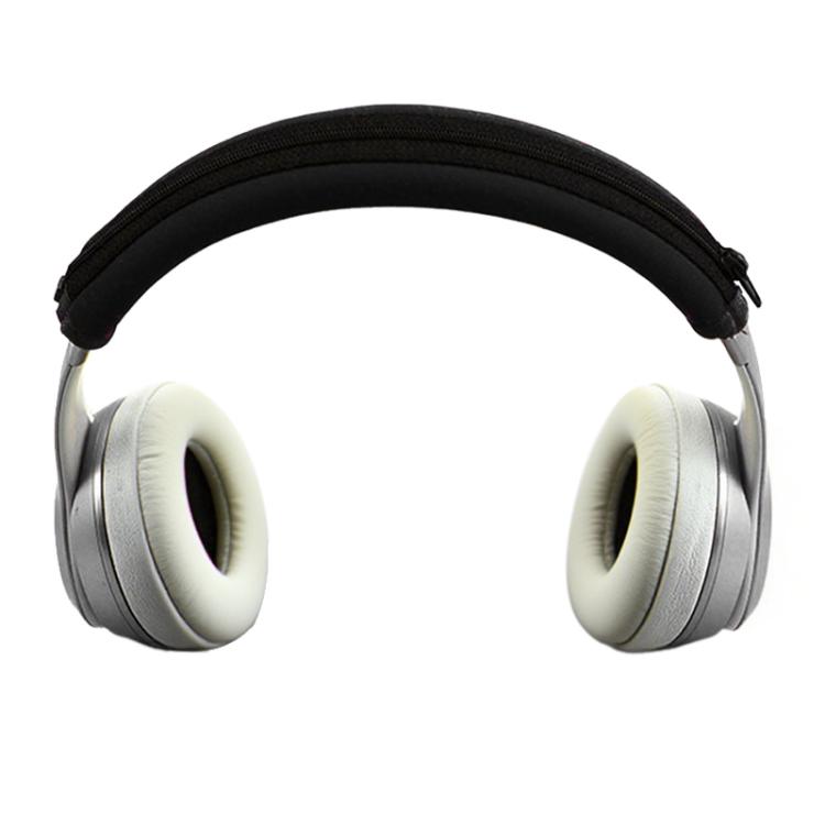 For Beats Solo3 / Solo2 Neoprene Zipper Headband Cushion Pad Replacement Parts(Black) by bashfashion