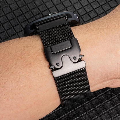 For Samsung Galaxy Watch Ultra / Ultra 2025 Umbrella Buckle Milanese Stainless Steel Watch Band(Silver) by bashfashion