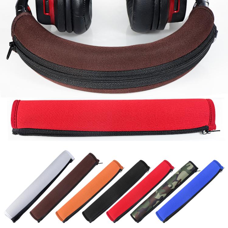 For Audio Technica ATH-M50X / M40X Neoprene Zipper Headband Cushion Pad Replacement Parts(Red) by bashfashion