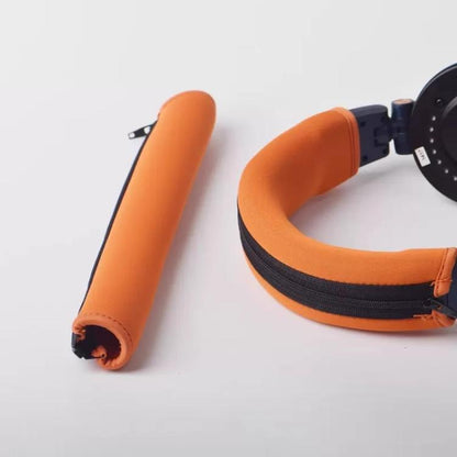 For Audio Technica ATH-M50X / M40X Neoprene Zipper Headband Cushion Pad Replacement Parts(Brown) by bashfashion