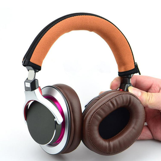 For Audio Technica ATH-MSR7 Neoprene Zipper Headband Cushion Pad Replacement Parts(Orange) by bashfashion