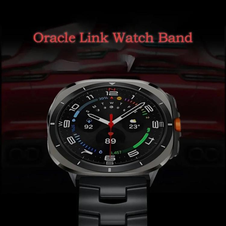 For Samsung Galaxy Watch Ultra 47mm / Ultra 2025 Safety Buckle Titanium Alloy Watch Band(Black) by bashfashion