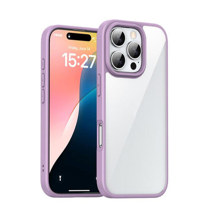For iPhone 16 Pro iPAKY Bright Color Series Shockproof PC+TPU Phone Case(Purple) by iPAKY