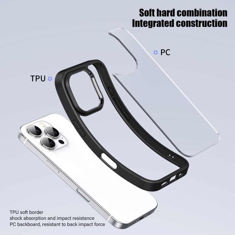 For iPhone 16 Plus iPAKY Bright Color Series Shockproof PC+TPU Phone Case(Grey) by iPAKY