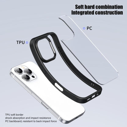 For iPhone 16 Plus iPAKY Bright Color Series Shockproof PC+TPU Phone Case(Grey) by iPAKY