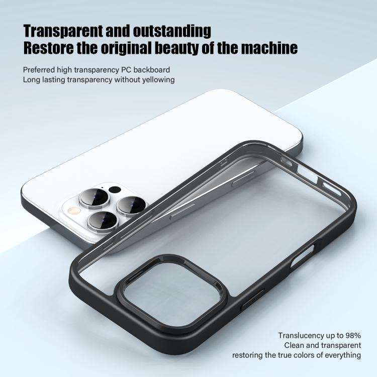 For iPhone 16 iPAKY Bright Color Series Shockproof PC+TPU Phone Case(Purple) by iPAKY