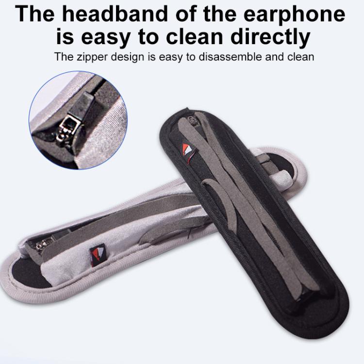 Neoprene Zipper Headband Protective Cover For BOSE QC25 / QC15 / QC35 II, Model:Large-Black Grey by bashfashion