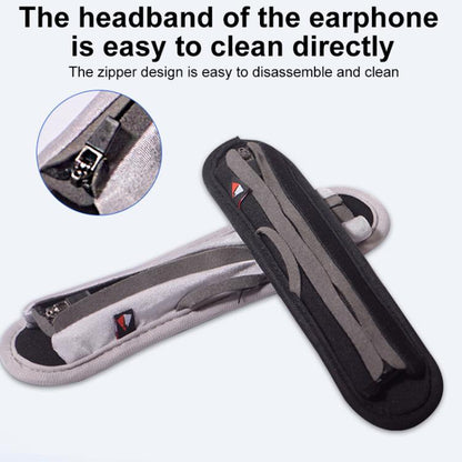 Neoprene Zipper Headband Protective Cover For BOSE QC25 / QC15 / QC35 II, Model:Small-Black Grey by bashfashion