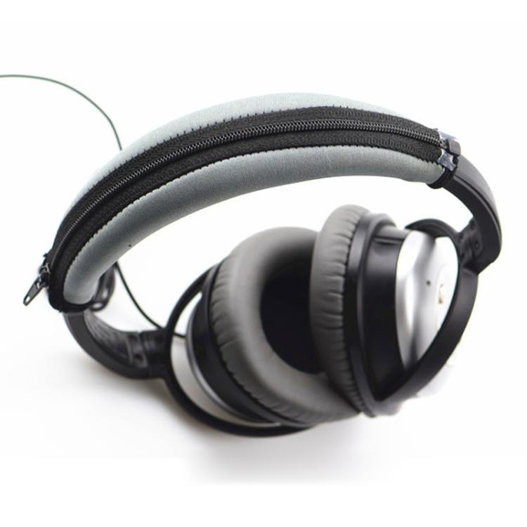 Neoprene Zipper Headband Protective Cover For BOSE QC2 / QC15 / AE2 / AE2W(Grey) by bashfashion
