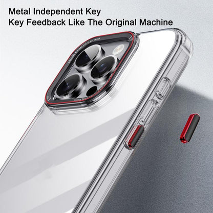 For iPhone 16 iPAKY MG Series Transparent PC+TPU Phone Case(Transparent) by iPAKY