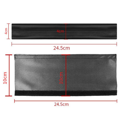 Universal PU Leather Headband Protective Cover, Size:Rectangle 24.5x10cm(Black) by bashfashion