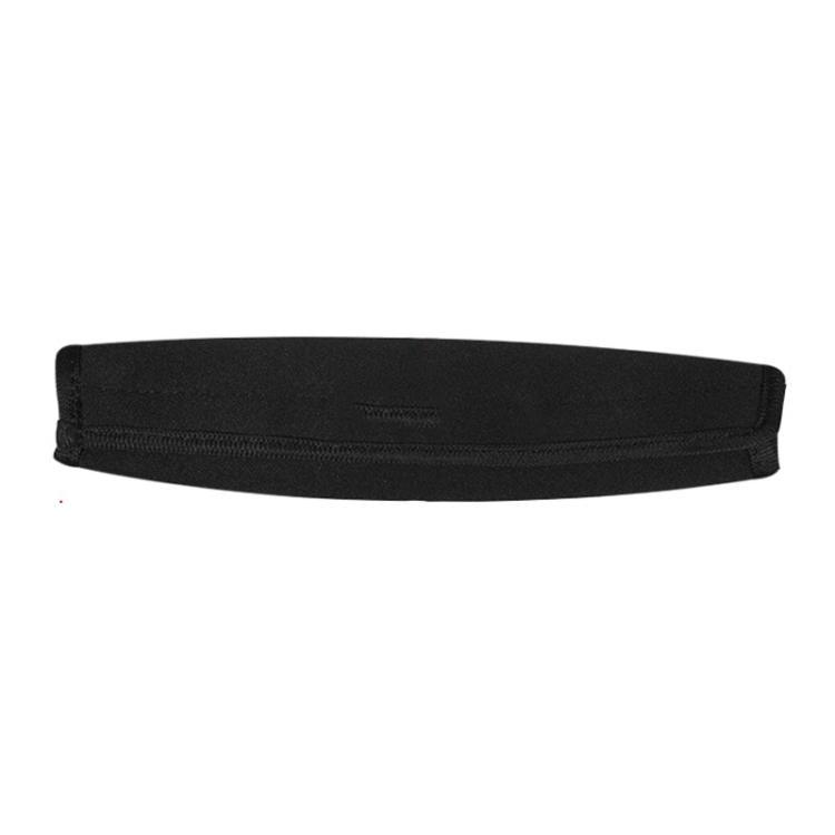Elastic Cotton Cloth Headband Protective Cover, Size:Curved 20x12.5x10.5cm(Black) by bashfashion