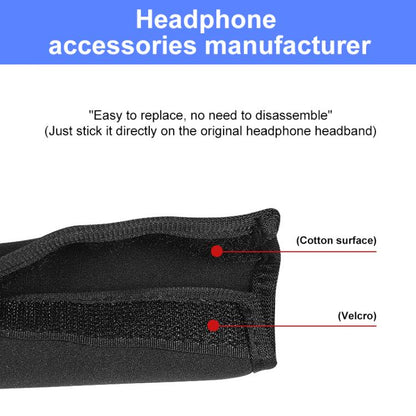 Elastic Cotton Cloth Headband Protective Cover, Size:Rectangle 21x11.5cm(Black) by bashfashion